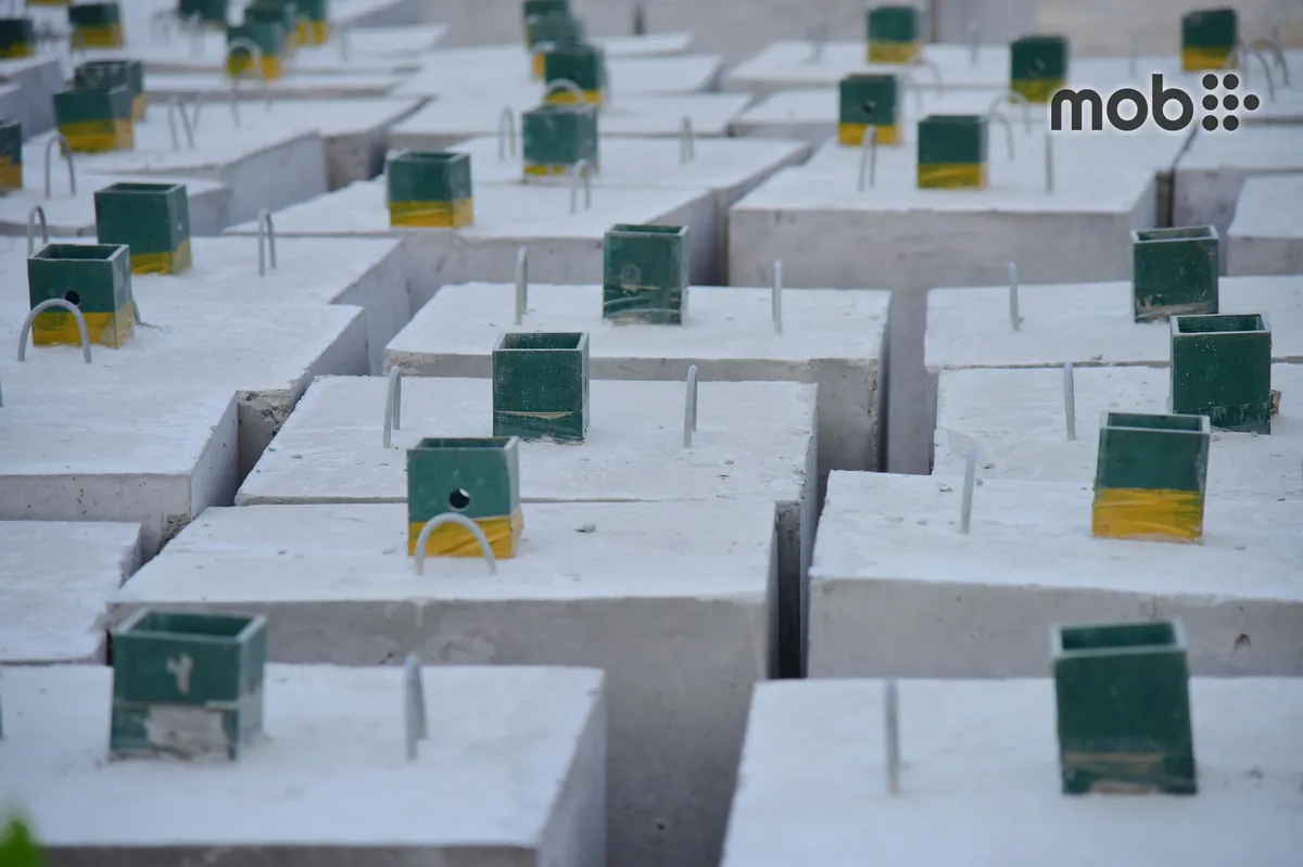 House construction stages from foundation to finishing with the materials needed at each stage
