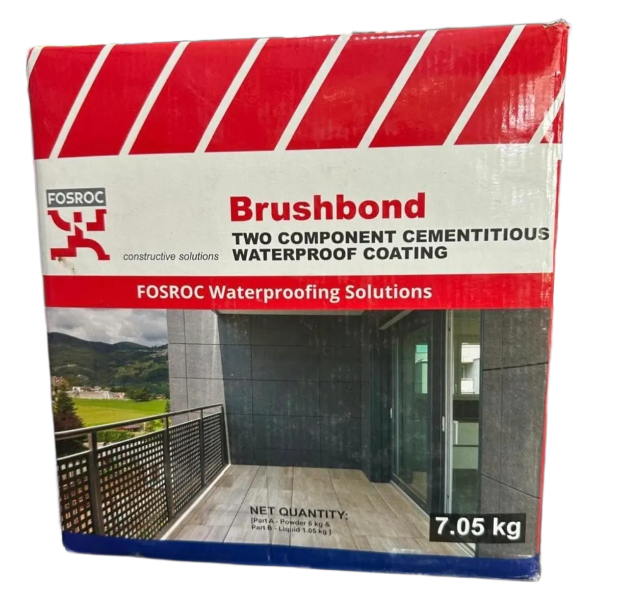 Fosroc Brushbond cementitious powder 6 Kg and Brushbond Liquid 1 L