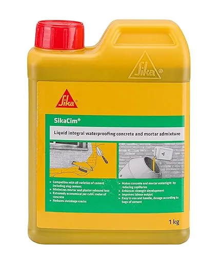 Sika Integral Waterproofing Compound Sikacim 1kg (Pack of 12)