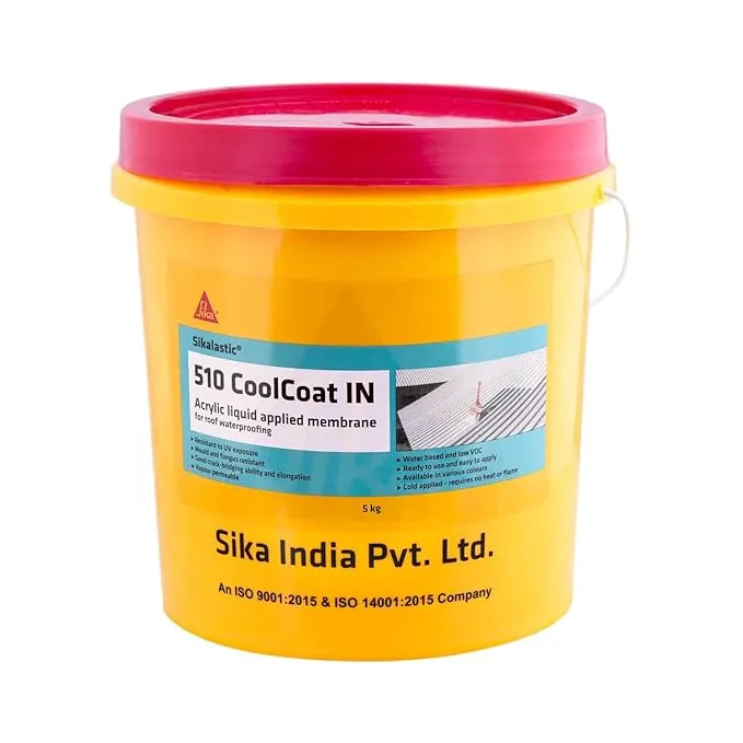 Sika Roof Waterproofing Acrylic & PU Sikalastic 510 Cool Coat IN White 5kg (Pack of 1)