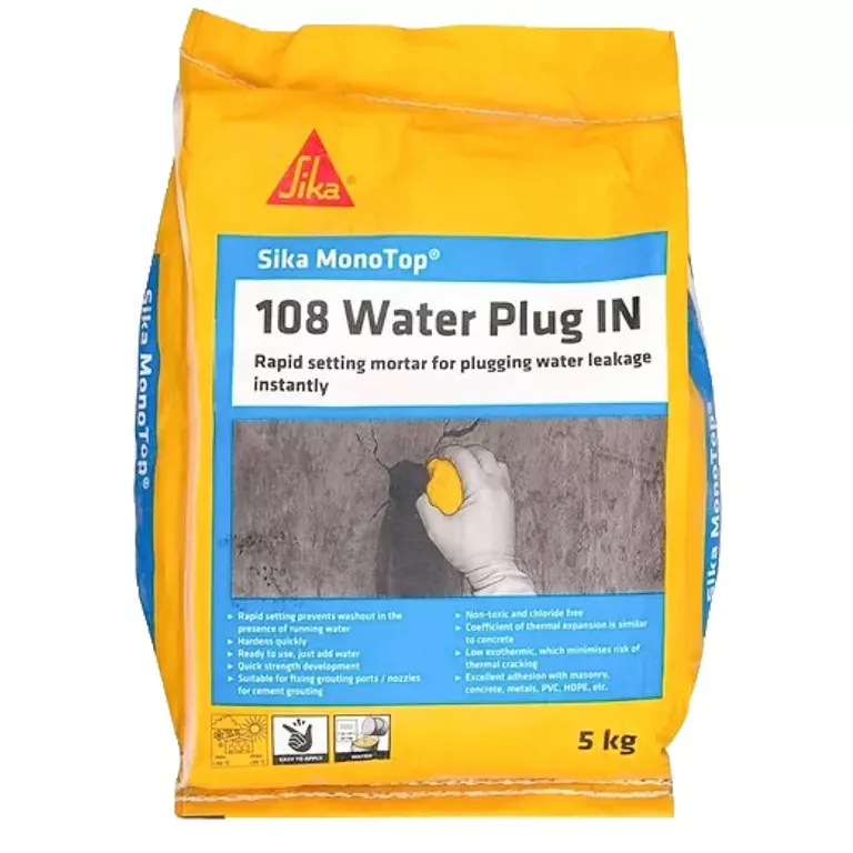 Sika Waterproofing Mortar MonoTop-108 Water Plug IN 5kg (Pack of 1)