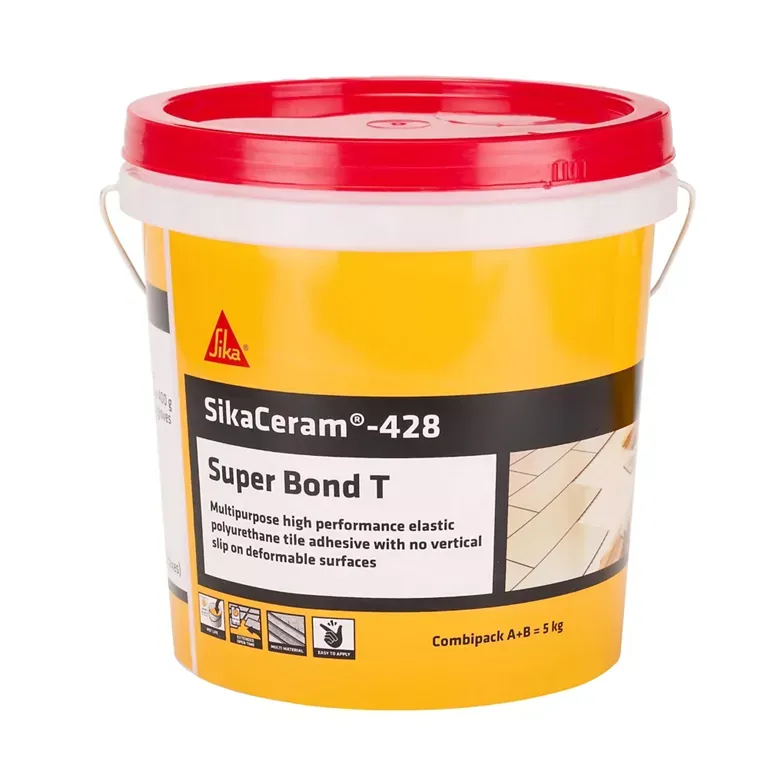 Sika PU Adhesive Sikaceram-428 Super Bond T 5kg (Pack of 1)