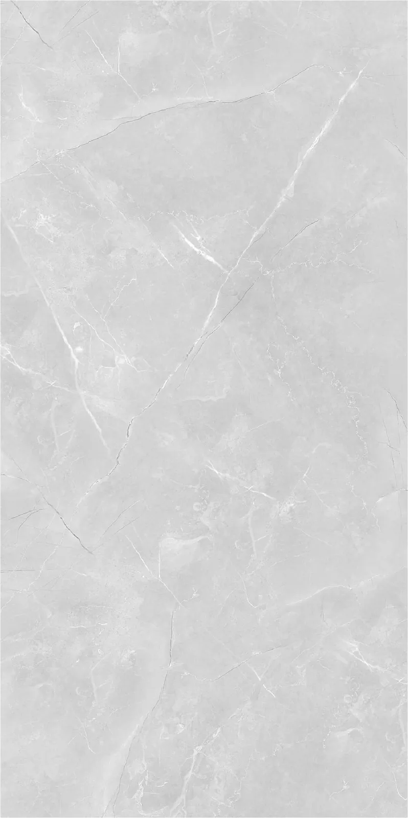 Morbi Tiles (Pengvin) Glossy Series Rossa Grey Light 600 x 1200 mm (2x4 Feet) Glossy Finish 9 mm Thickness, (3 Tiles/Box and 23.25 Sqft/Box)