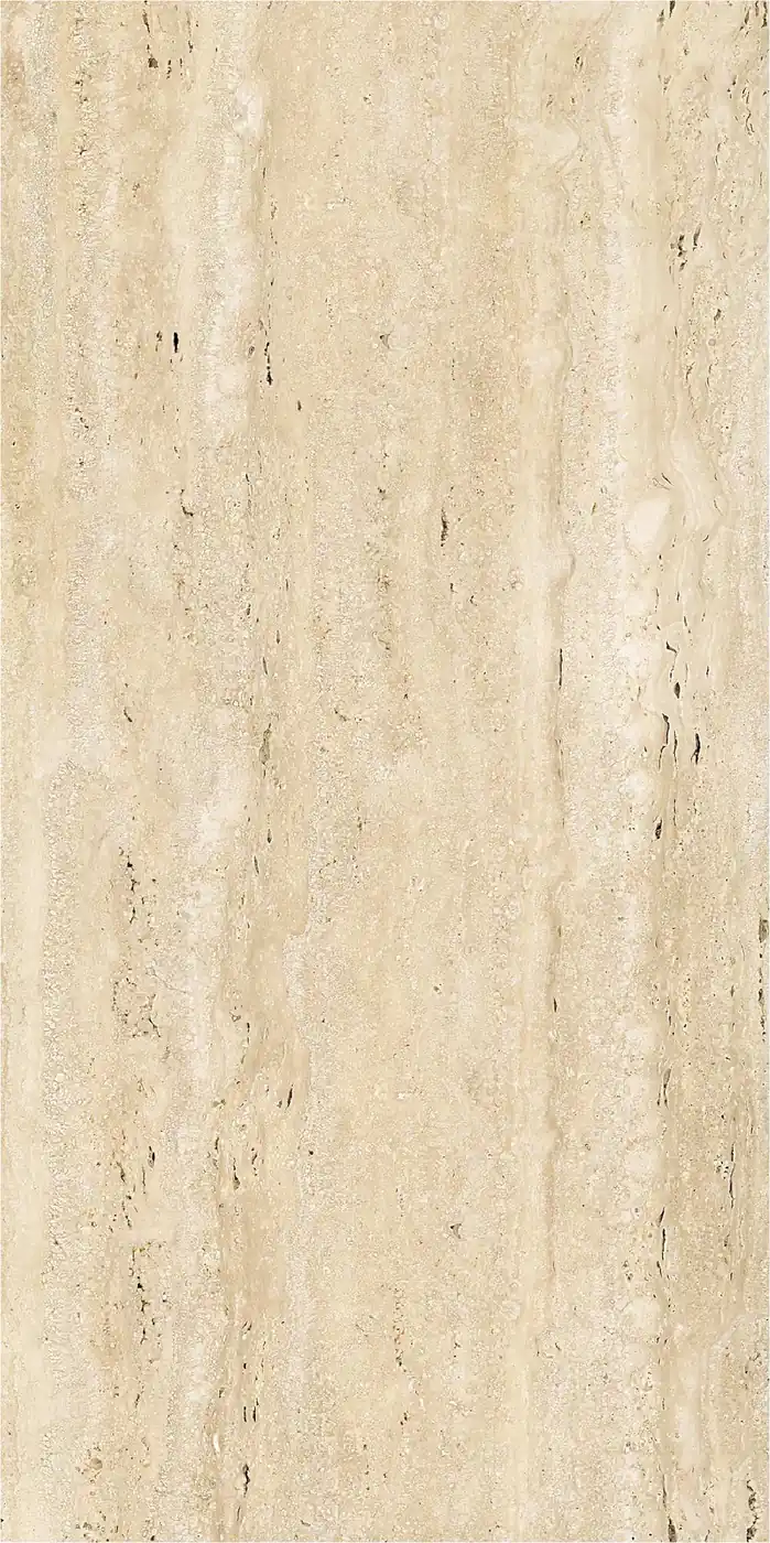 Morbi Tiles (Pengvin) Glossy Series Travo Beige 600 x 1200 mm (2x4 Feet) Glossy Finish 9 mm Thickness, (3 Tiles/Box and 23.25 Sqft/Box)