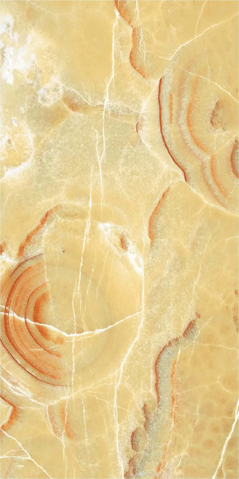 Morbi Tiles (Pengvin) Inky Casper Gold 600 x 1200 mm (2x4 Feet) Glossy Finish 9 mm Thickness, (3 Tiles/Box and 23.25 Sqft/Box)