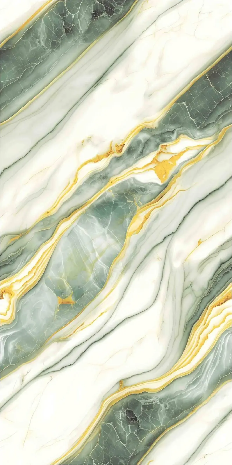 Morbi Tiles (Pengvin) Inky Endless Crystal Luxe 600 x 1200 mm (2x4 Feet) Glossy Finish 9 mm Thickness, (3 Tiles/Box and 23.25 Sqft/Box) - image 1