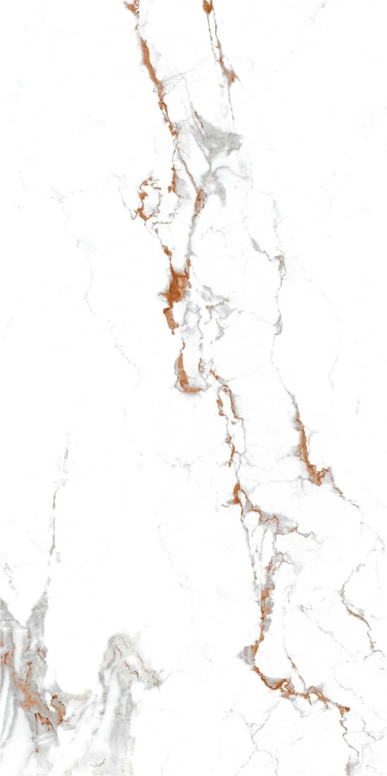 Morbi Tiles (Pengvin) Statuario Rio White 600 x 1200 mm (2x4 Feet) Glossy Finish 9 mm Thickness, (3 Tiles/Box and 23.25 Sqft/Box)