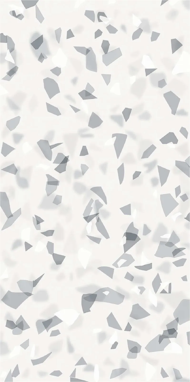 Morbi Tiles (Pengvin) Terrazzo Glossy White Terazzo 600 x 1200 mm (2x4 Feet) Glossy Finish 9 mm Thickness, (3 Tiles/Box and 23.25 Sqft/Box) - image 1