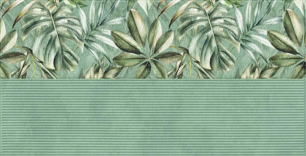Morbi Tiles (Sparten) Sparten Rainbow Green Punch 600 x 1200 mm (2x4 Feet) Matt Finish 9 mm Thickness, (2 Tiles/Box and 15.5 Sqft/Box) - image 1