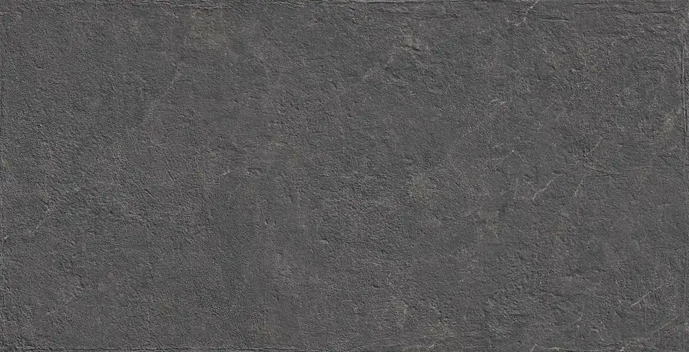 Morbi Tiles (Sparten) Sparten Storm Nero 600 x 1200 mm (2x4 Feet) Matt Finish 9 mm Thickness, (2 Tiles/Box and 15.5 Sqft/Box) - image 1