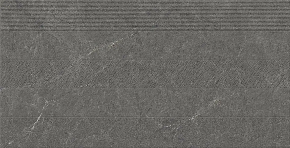 Morbi Tiles (Sparten) Sparten Storm Nero Punch 600 x 1200 mm (2x4 Feet) Matt Finish 9 mm Thickness, (2 Tiles/Box and 15.5 Sqft/Box) - image 3