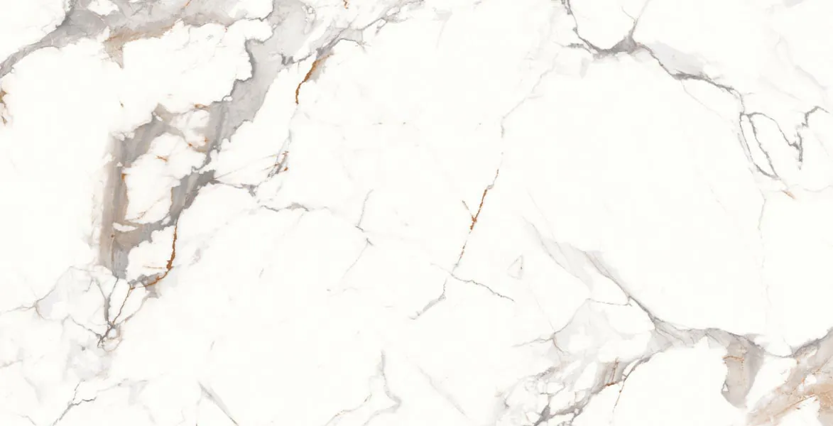 Morbi Tiles (Sparten) Sparten Brilliant Carrara 600 x 1200 mm (2x4 Feet) Matt Finish 9 mm Thickness, (2 Tiles/Box and 15.5 Sqft/Box) - image 1