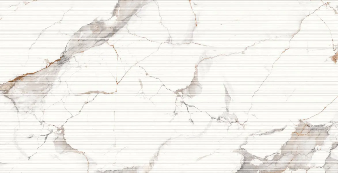 Morbi Tiles (Sparten) Sparten Brilliant Carrara Punch 600 x 1200 mm (2x4 Feet) Matt Finish 9 mm Thickness, (2 Tiles/Box and 15.5 Sqft/Box) - image 3