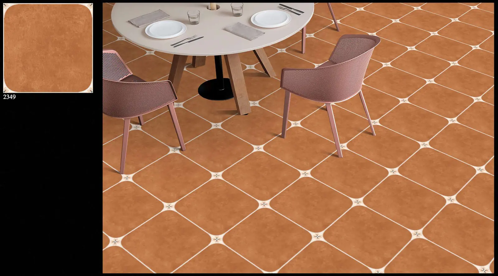 Morbi Tiles (Proven) Outdoor Floor Tile 2349 400 x 400 mm (16x16 Inch) Textured Finish 12 mm Thickness, (5 Tiles/Box and 8.88 Sqft/Box) - image 2