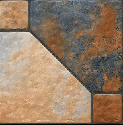 Morbi Tiles (Proven) Outdoor Floor Tile 2343 400 x 400 mm (16x16 Inch) Textured Finish 12 mm Thickness, (5 Tiles/Box and 8.88 Sqft/Box)