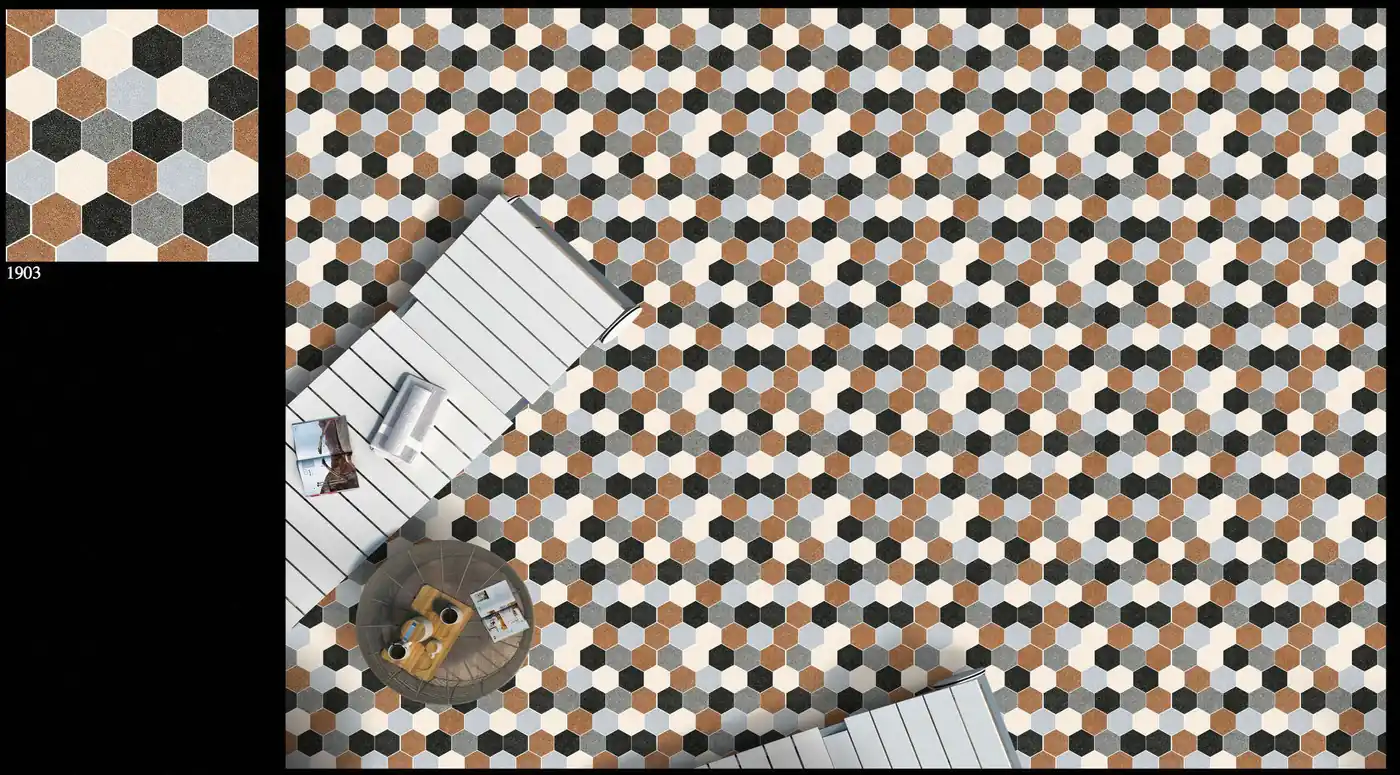 Morbi Tiles (Proven) Outdoor Floor Tile 1903 400 x 400 mm (16x16 Inch) Textured Finish 12 mm Thickness, (5 Tiles/Box and 8.88 Sqft/Box) - image 2