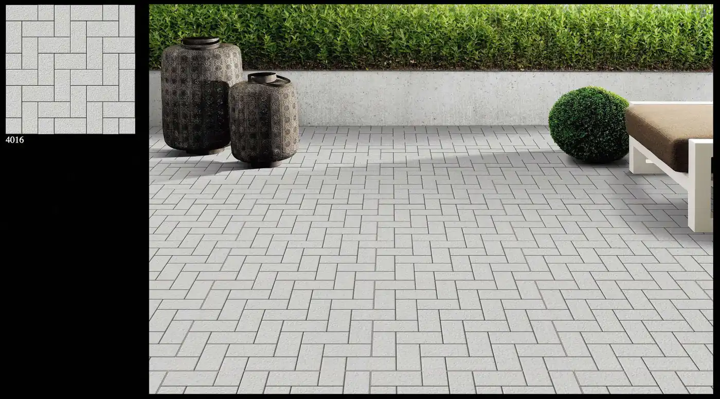 Morbi Tiles (Proven) Outdoor Floor Tile 4016 400 x 400 mm (16x16 Inch) Textured Finish 12 mm Thickness, (5 Tiles/Box and 8.88 Sqft/Box) - image 2