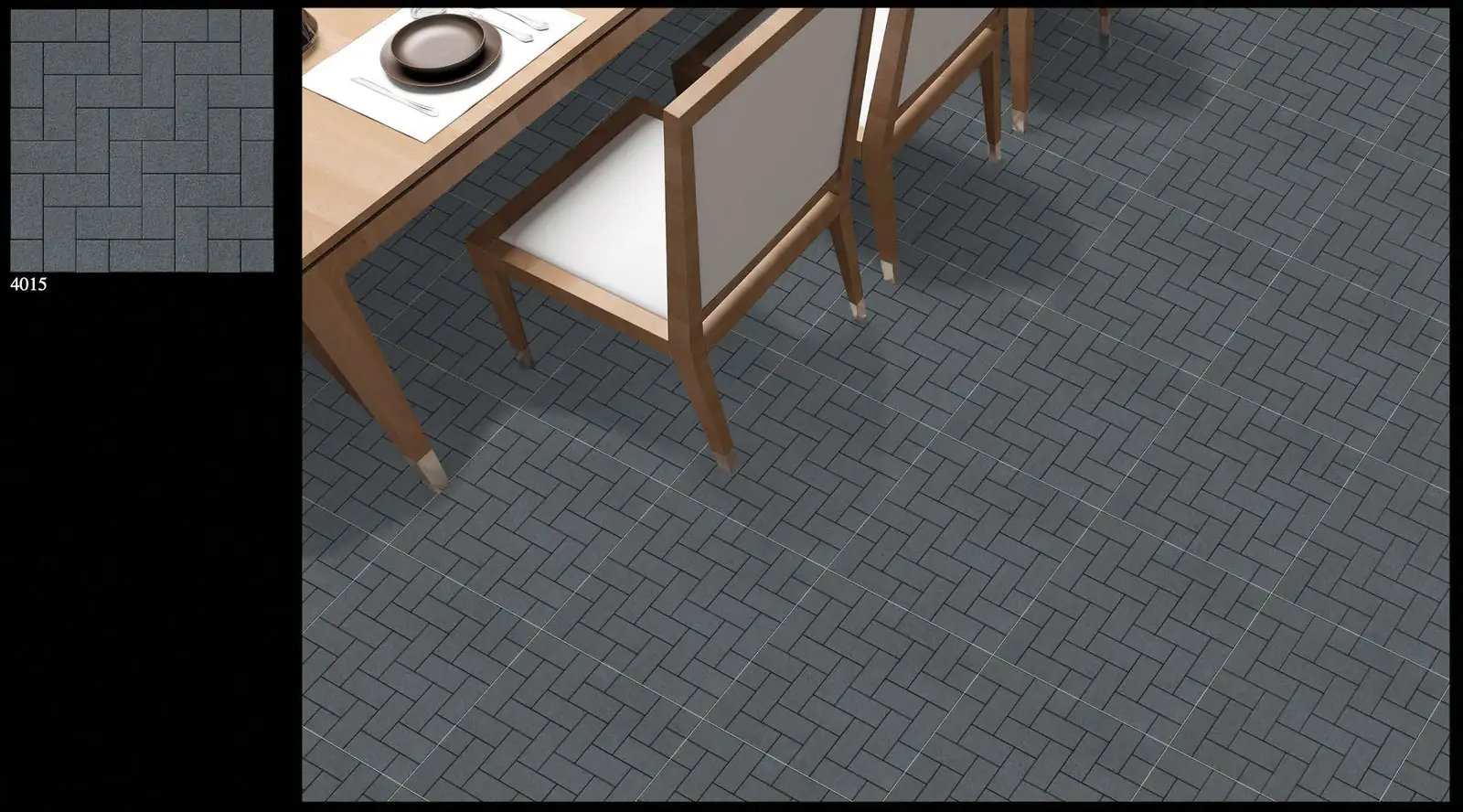 Morbi Tiles (Proven) Outdoor Floor Tile 4015 400 x 400 mm (16x16 Inch) Textured Finish 12 mm Thickness, (5 Tiles/Box and 8.88 Sqft/Box) - image 2