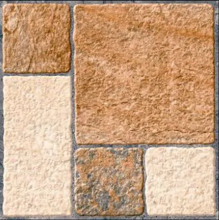 Morbi Tiles (Proven) Outdoor Floor Tile 3704 400 x 400 mm (16x16 Inch) Textured Finish 12 mm Thickness, (5 Tiles/Box and 8.88 Sqft/Box) - image 1