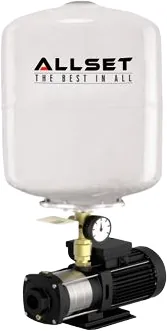 Allset Pressure Booster Pump 0.50 HP Single Shower 1 Bathroom