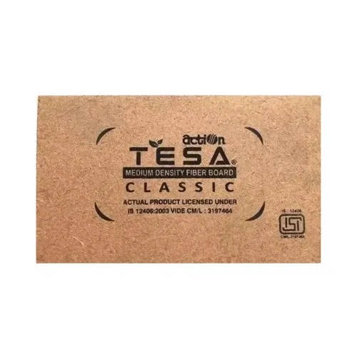 Action Tesa Plain Interior Grade MDF 8'x4' Sheet  3.3mm