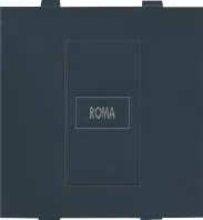 ANCHOR Roma Black, Blank Plate Dura 30420MB