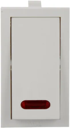 Anchor by Panasonic Roma 20A 1-Way Modular Switch with Neon Indicator, White, Code: 21077