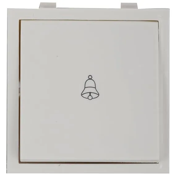 Anchor by Panasonic Roma 10A Bell Push Modular Switch, White, Code: 21554
