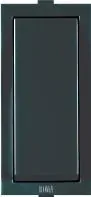 Anchor by Panasonic Roma 10AX 1-Way Modular Switch, Black, Code: 21011MB