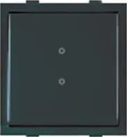 Anchor by Panasonic Roma Dura 10A Bell Push Modular Switch, Black, Code: 21554MB