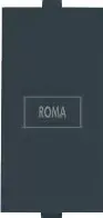Anchor by Panasonic Roma Single Blank Plate Module, Black, Code: 21598MB