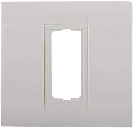 Anchor by Panasonic Roma Tresa 1-Module Plate with Frame, White, Code: 30216WH