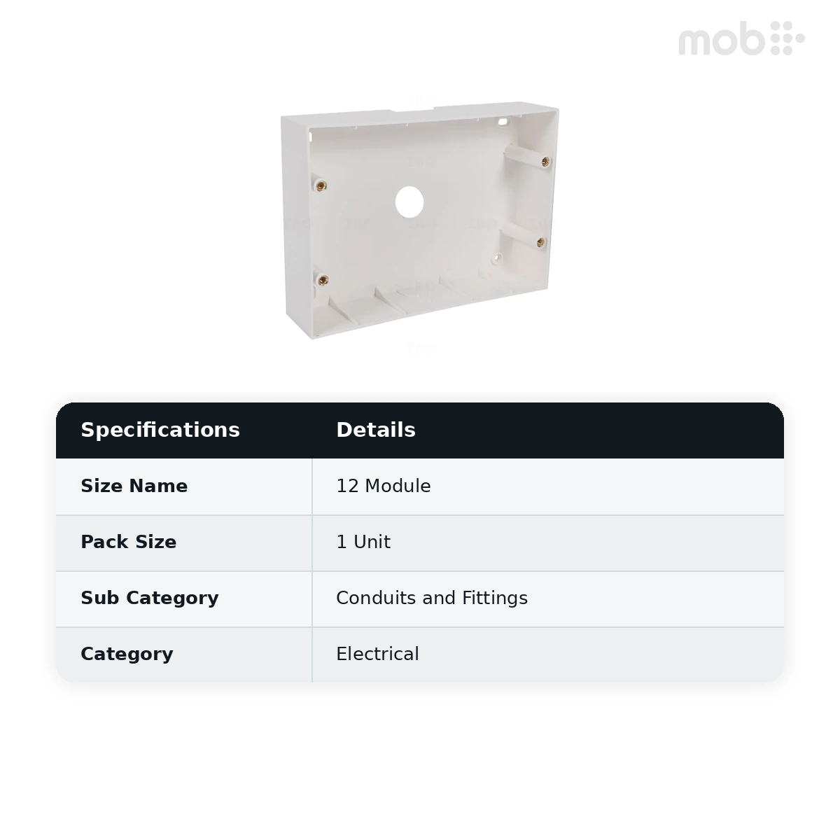 ANCHOR 12M Surface plastic box - image 3