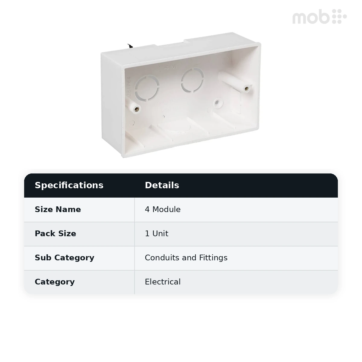 ANCHOR 4M Surface plastic box - image 3
