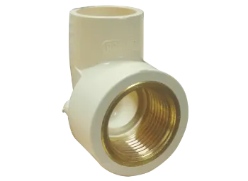 Ashirvad CPVC Fitting ½ x ½ Inch (1.5 x 1.5 Cm) Elbow 90° (Brass) 70000586