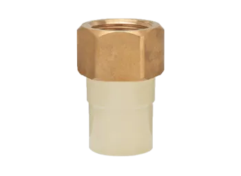 Ashirvad CPVC Fitting ½ Inch (1.5 Cm) Female Adapter Brass Threaded - FABT 70000492