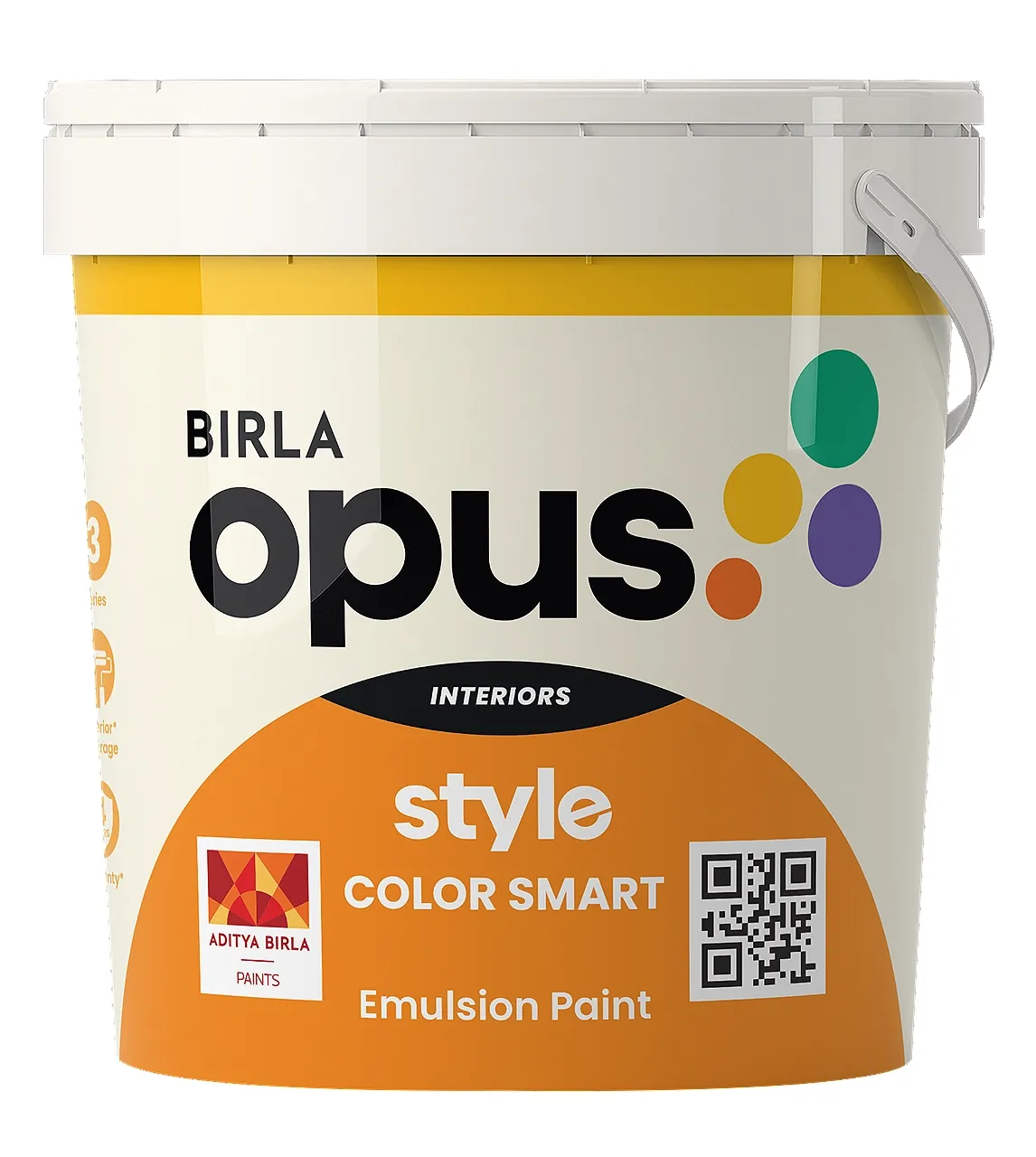 Birla Opus interior Economy Style color smart White (9900) 10 Liters