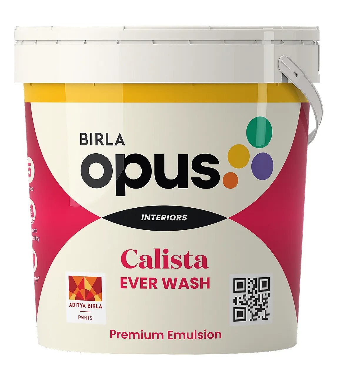 Birla Opus Interior Premium Calista Ever Wash White (9900) 10L