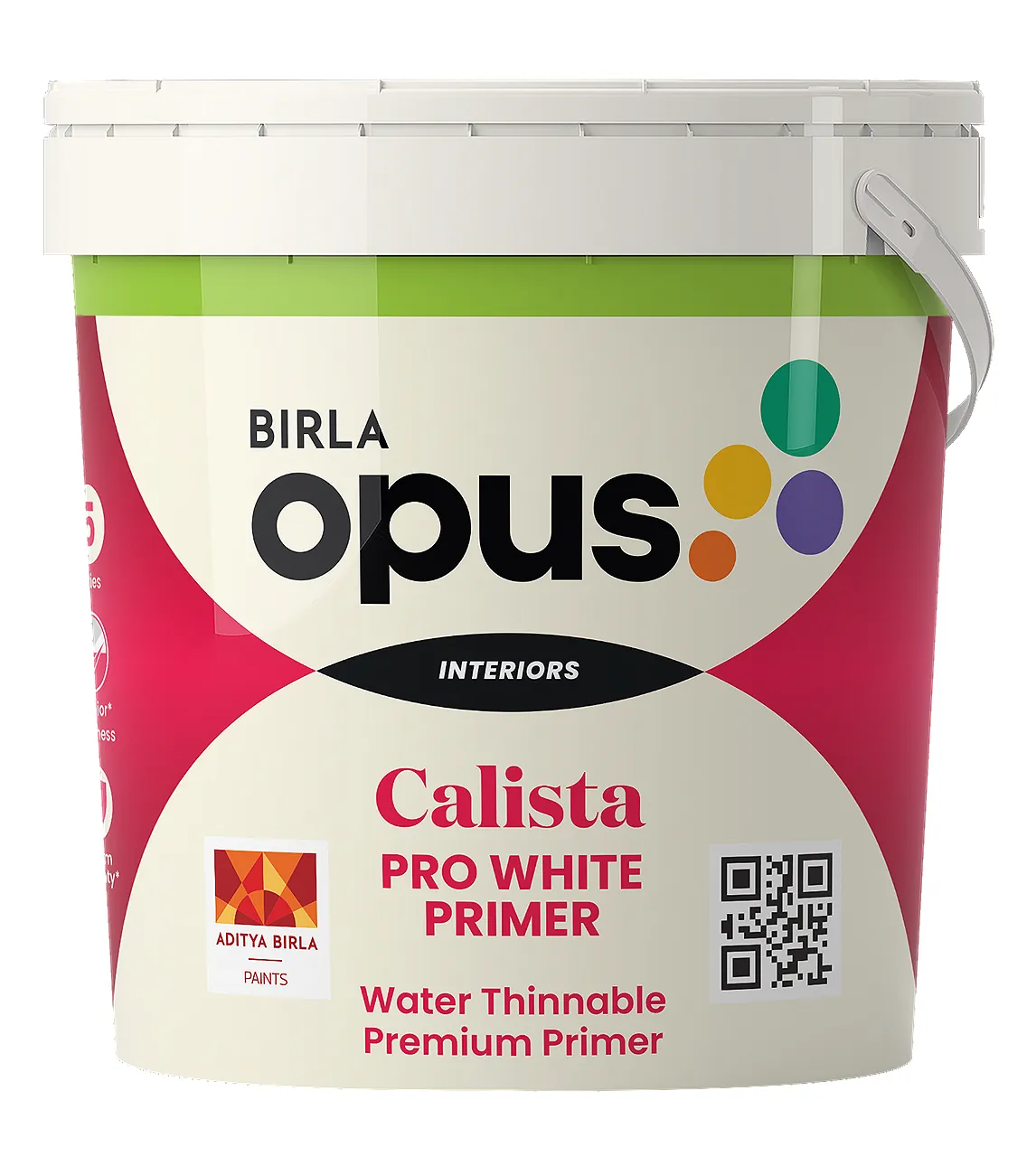 Birla Opus Interior Premium Calista Pro White Primer White (9900) 10L