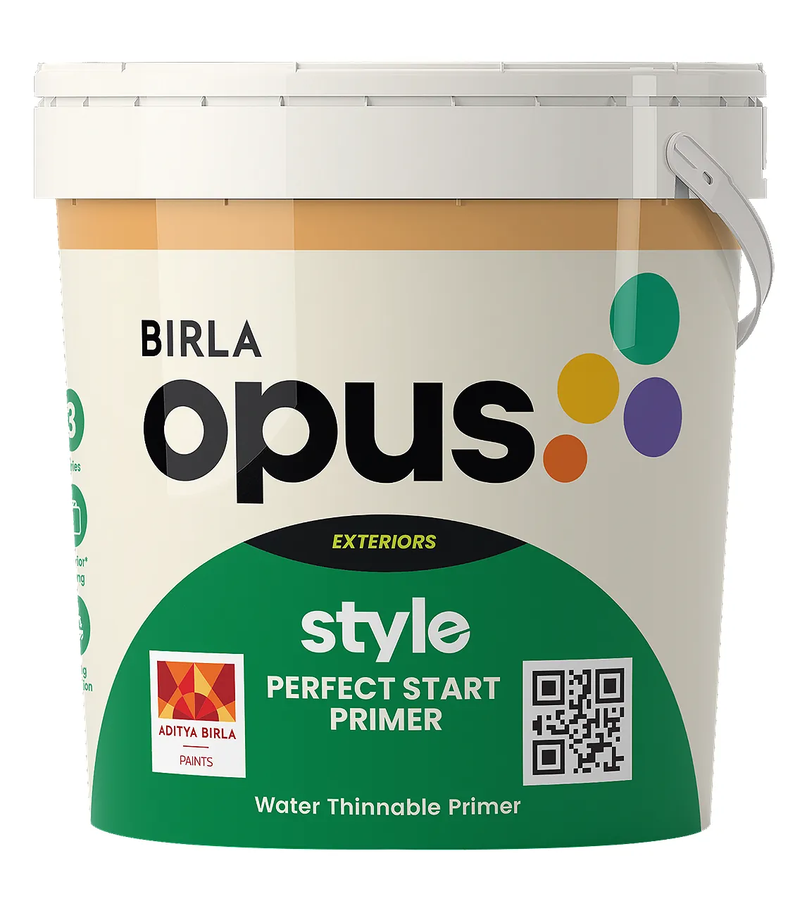 Birla Opus Exterior Economy Style Perfect Start Primer White (9900) 10L