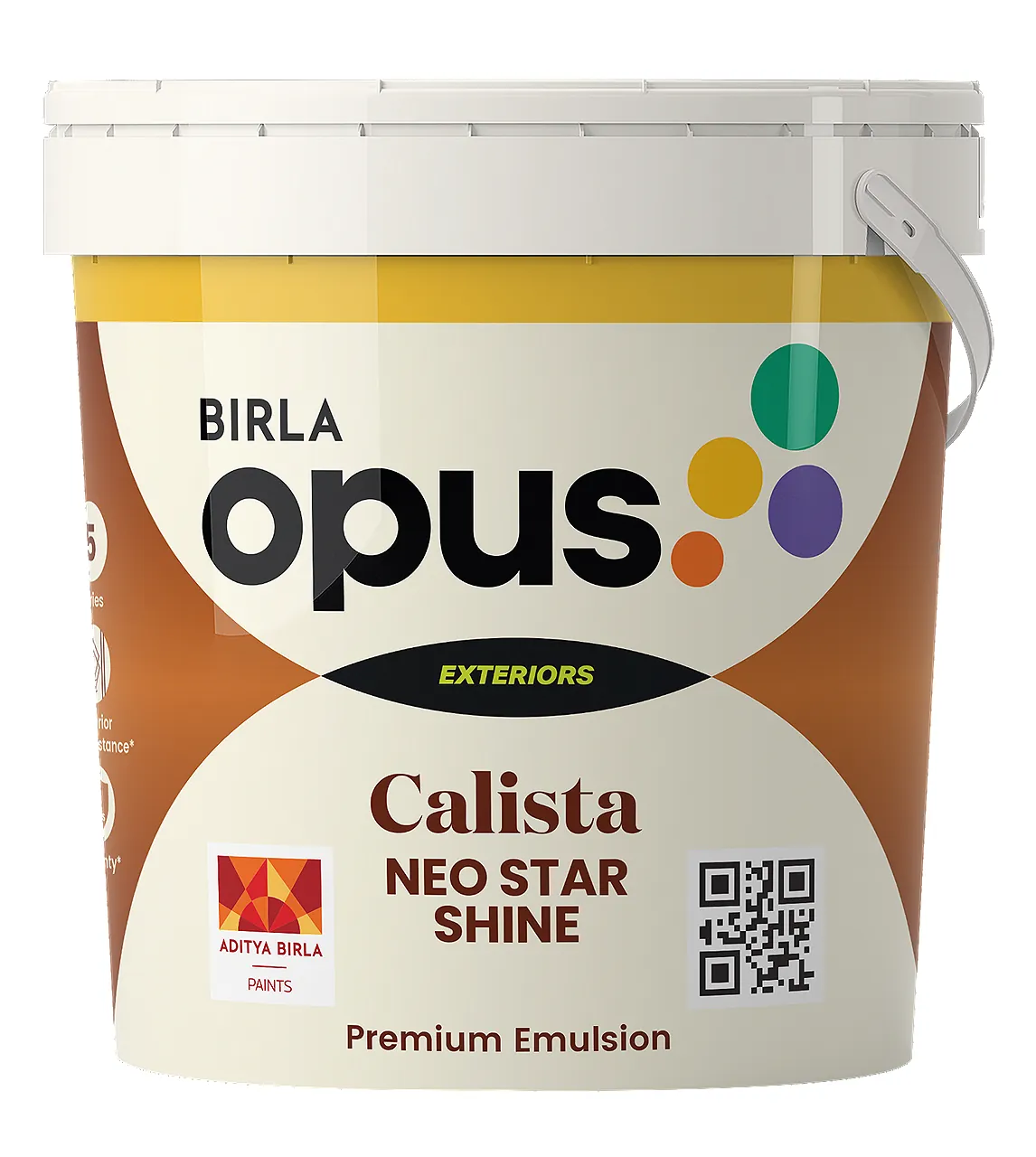 Birla Opus Exterior Premium Calista Neo Star Shine White (9900) 10L