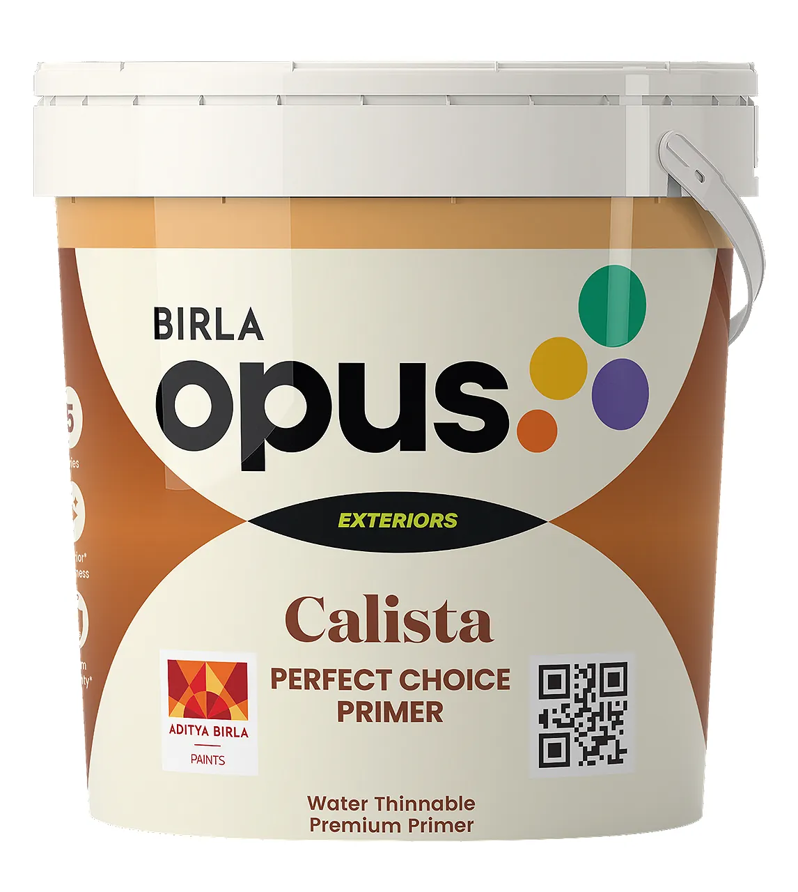 Birla Opus Exterior Premium Calista Perfect Choice Primer White (9900) 10L
