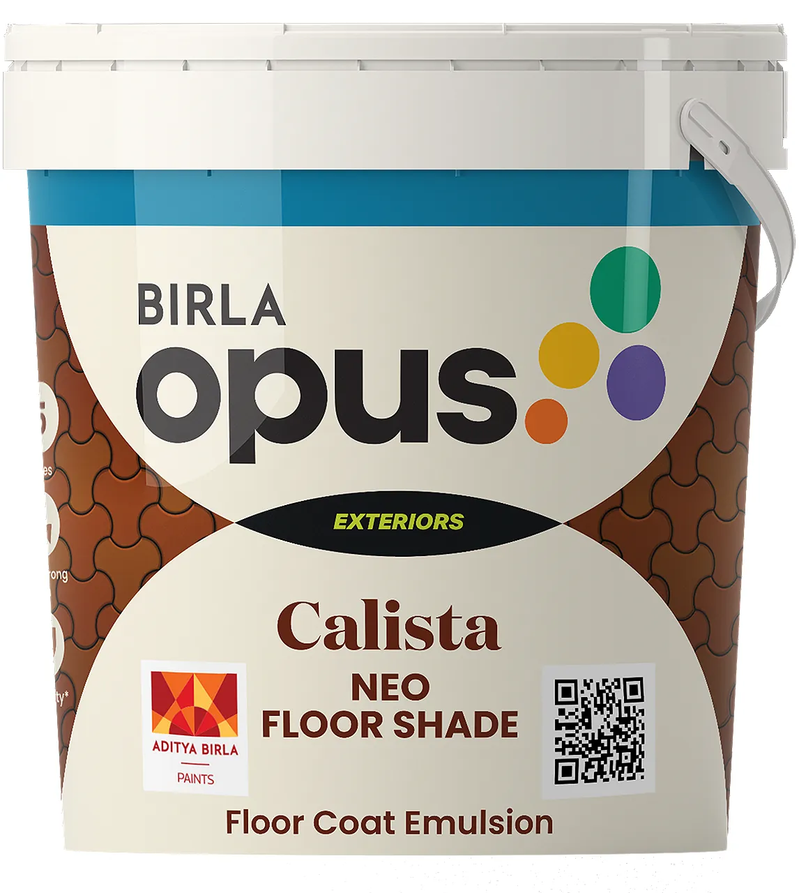 Birla Opus Exterior Premium Calista Neo Floor Shade White (9900) 1L