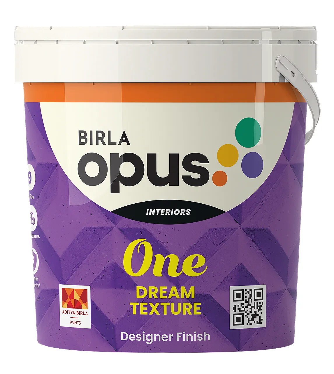 Birla Opus One Dream Texture Decorative Textured Wall Finish Tintable White Base 5 kg