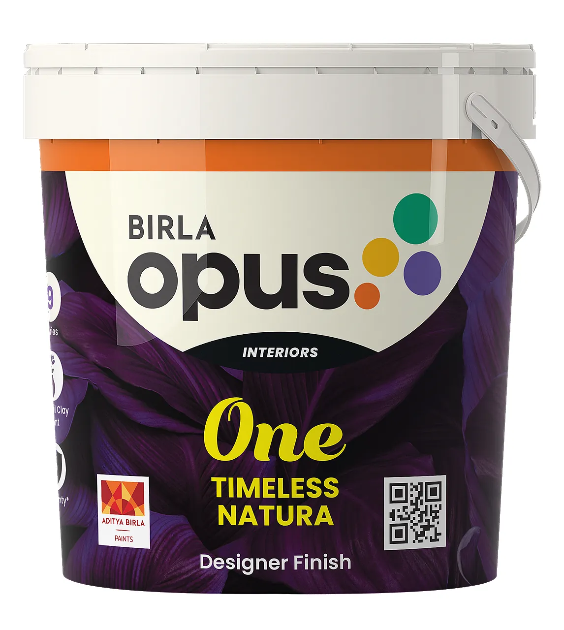 Birla Opus One Timeless Natura Clay-and-Lime Decorative Wall Paint Tintable White Base 1 L