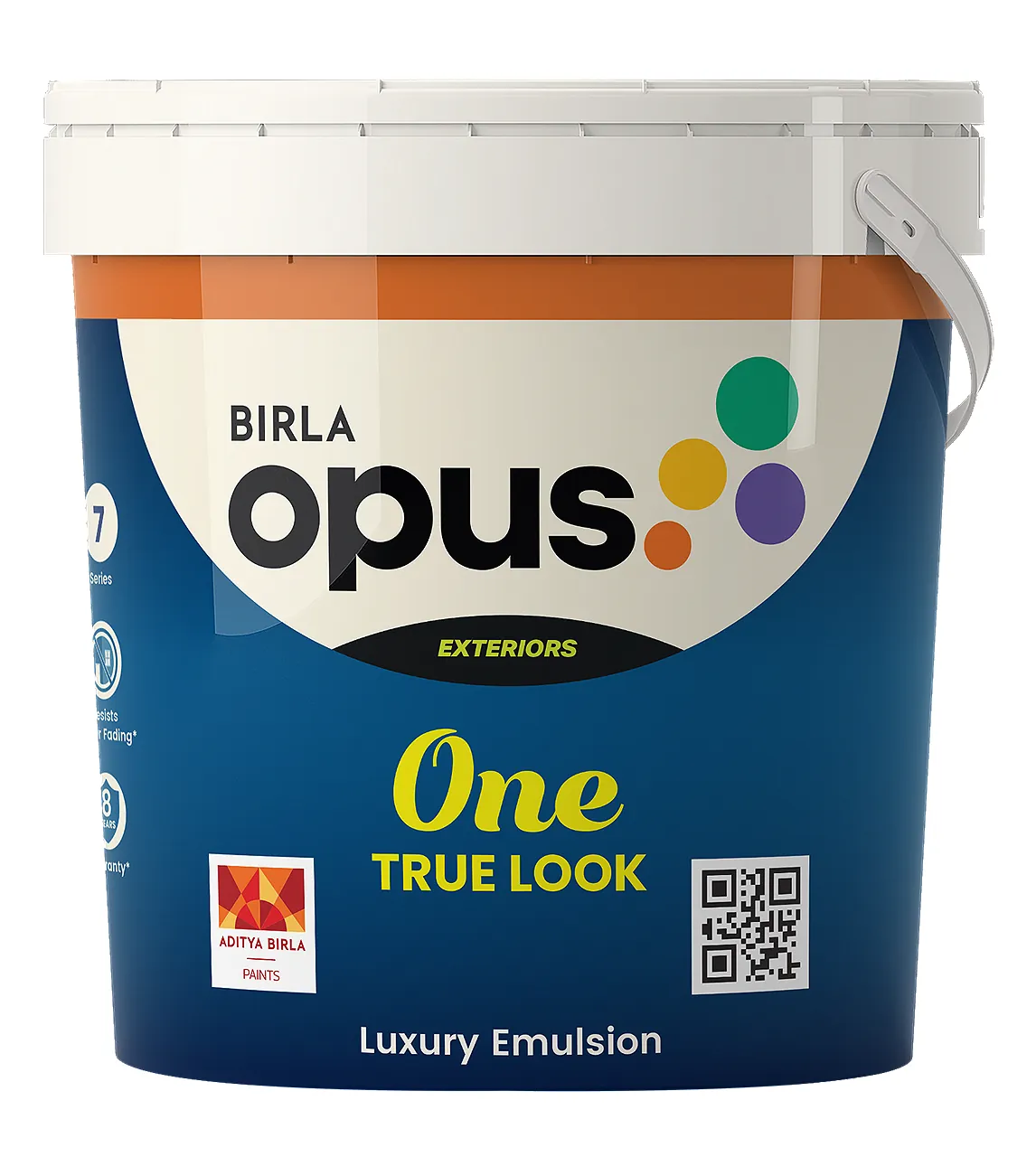 Birla Opus One True Look Luxury Exterior Emulsion Paint White 1 L