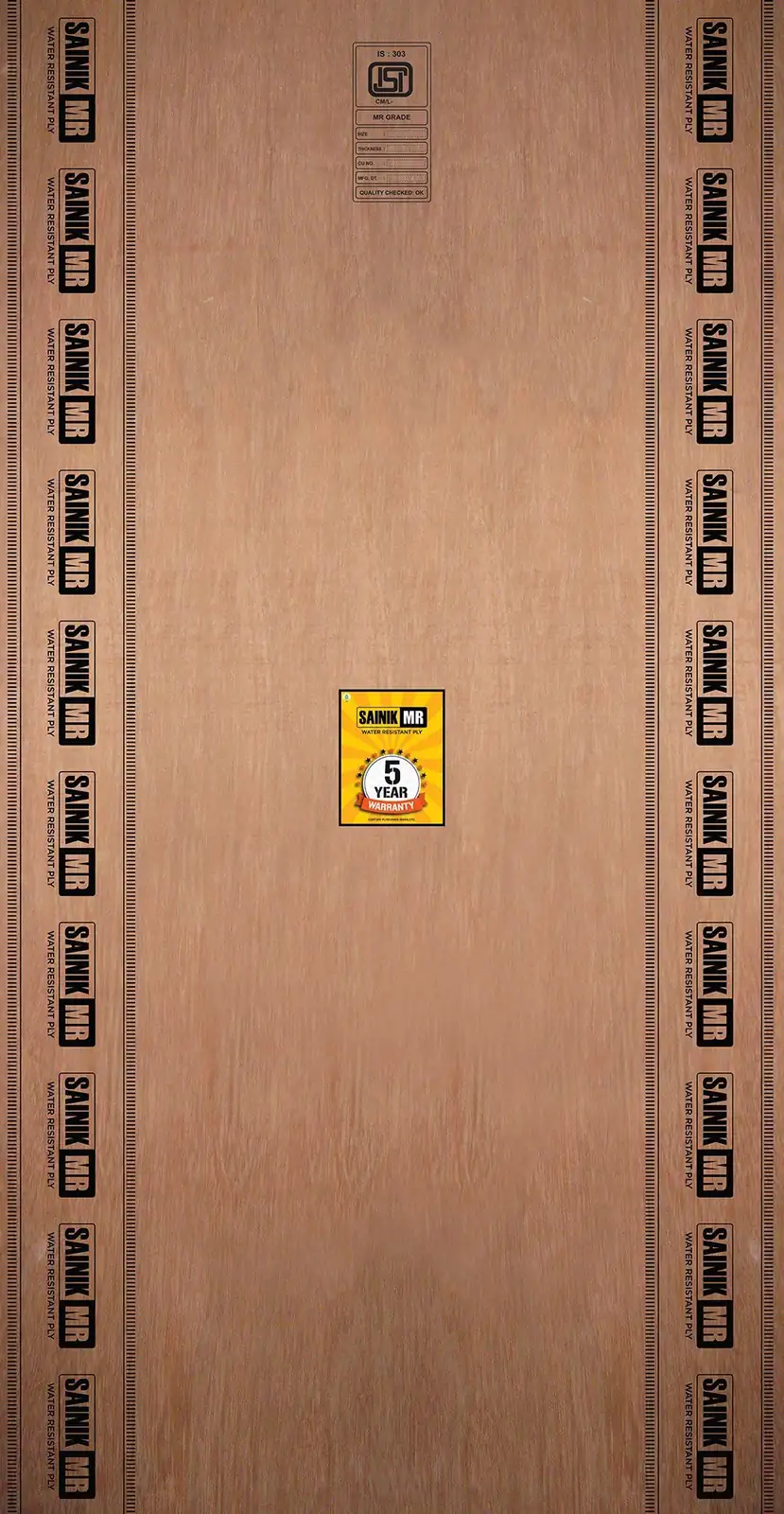 Century Sainik MR Plywood Thickness: 6mm Size: 8x4 Feet 5 Years warranty