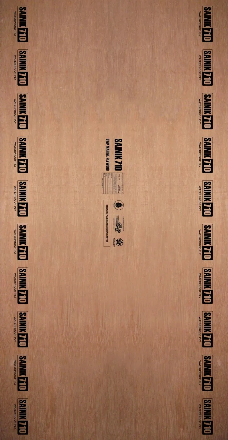 Century Sainik 710 BWP Plywood Thickness: 6mm Size: 8x4  8 Years warranty