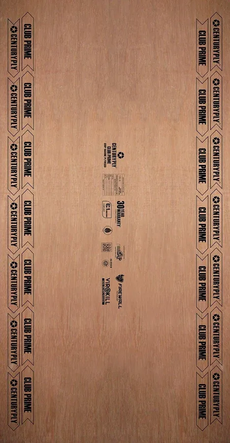 Century Club Prime Plywood BWP Thickness: 6mm Size: 8x4 Feet 30 Years Warranty

