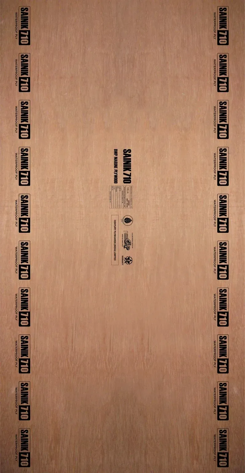 Century Sainik 710 BWP Plywood Thickness: 6mm Size: 8x4  8 Years warranty